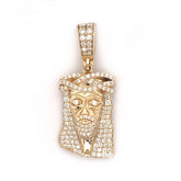 Diamond Jesus Pendant 10K - White Carat - USA & Canada